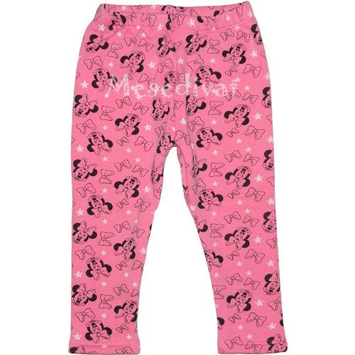 Minnie Mouse téli vastag baba leggings rózsaszín