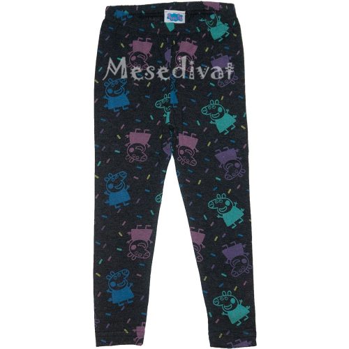 Peppa Malac leggings sötétszürke