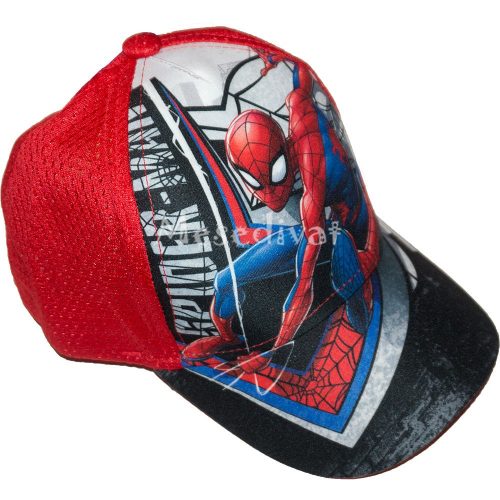 Pókember Spiderman baseball sapka piros 52-54