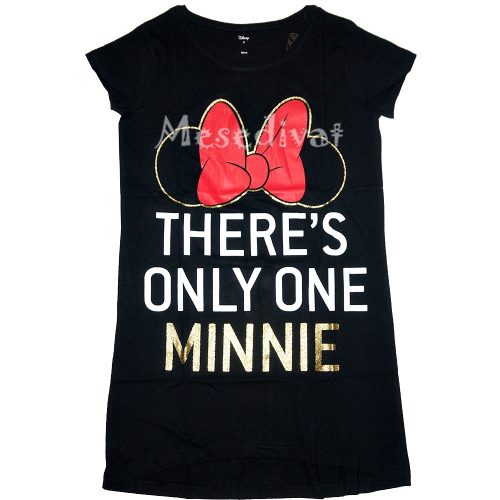 Minnie Mouse női hálóing fekete S-XL