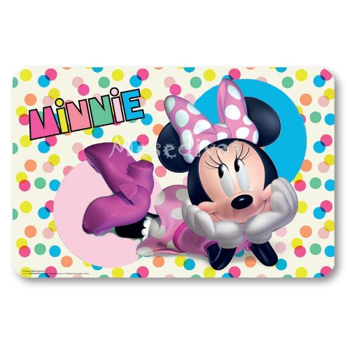 Minnie Egér műanyag tányéralátét