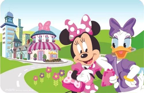 Minnie Egér és Daisy kacsa tányéralátét