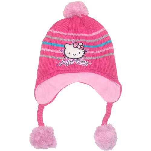 Hello Kitty bojtos sapka pink