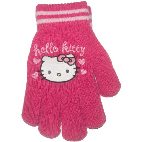 Hello Kitty kötött kesztyű gyerekeknek