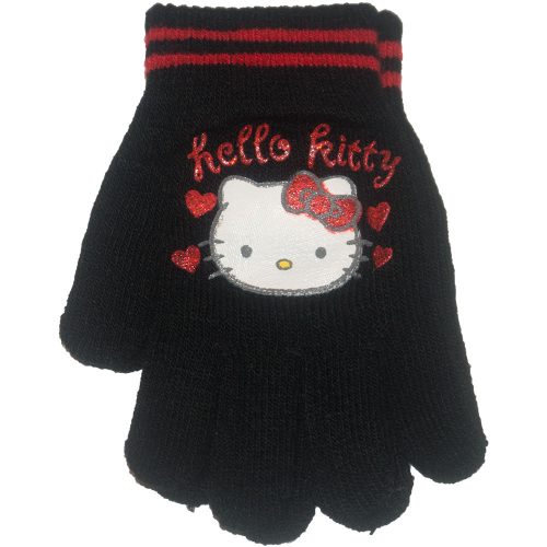 Hello Kitty szteccs kesztyű fekete